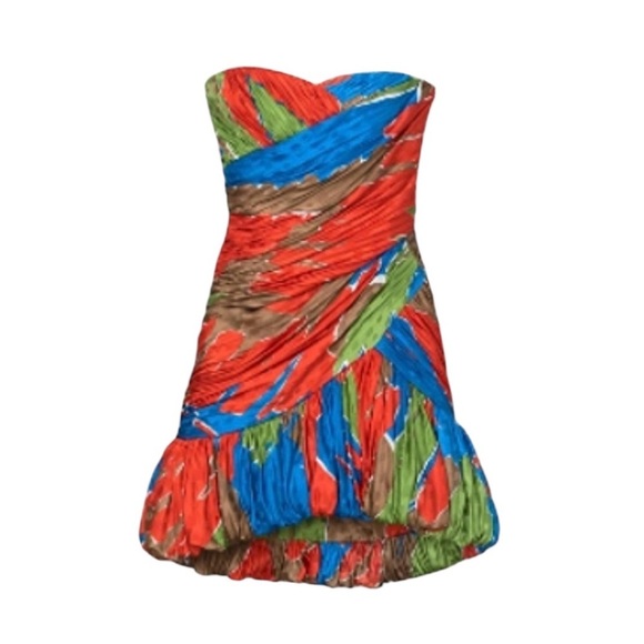 NWT Tory Burch Silk Mini Party Dress Size 10 - Picture 3 of 4